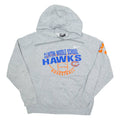 NIKE Clinton Middle School Hawks Basketball Womens Grey Hoodie USA M