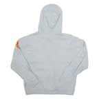 NIKE Clinton Middle School Hawks Basketball Womens Grey Hoodie USA M
