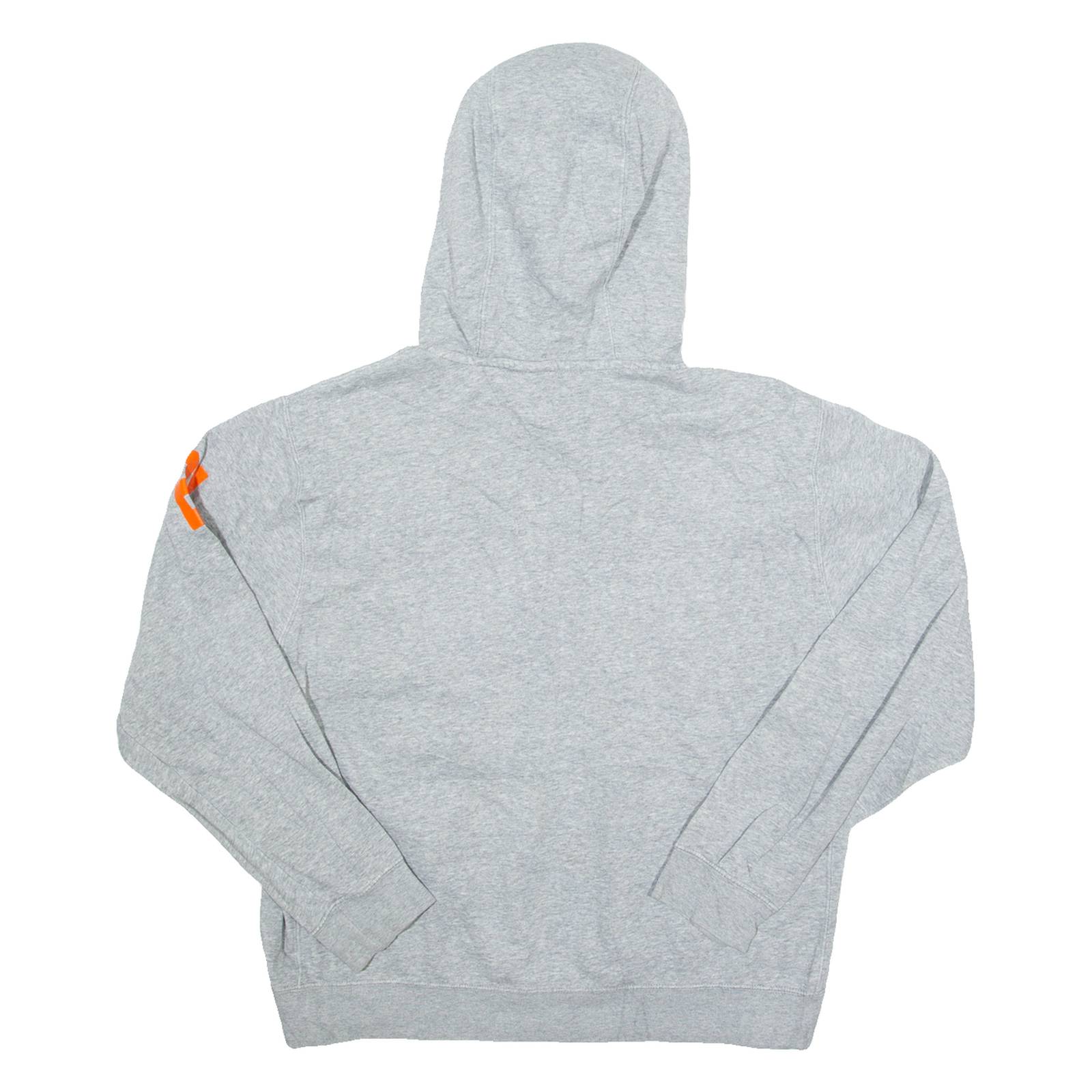 NIKE Clinton Middle School Hawks Basketball Womens Grey Hoodie USA M
