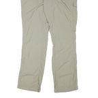 COLUMBIA Womens Beige Polyester Blend Regular Straight Trousers W33 L32 Outdoor