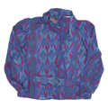 SOPHISTICATES Womens Blue & Pink Printed Blouse Long Sleeve Collared M Stylish