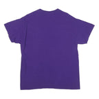 FANATICS Mens Purple Yellow LA Los Angeles Lakers Graphic T-Shirt L Short Sleeve