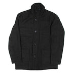 GUESS Mens Coat Black Wool S