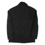 GUESS Mens Coat Black Wool S