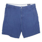 POLO RALPH LAUREN Mens Blue Casual Cotton Shorts L W36 Classic Button Closure