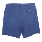 POLO RALPH LAUREN Mens Blue Casual Cotton Shorts L W36 Classic Button Closure