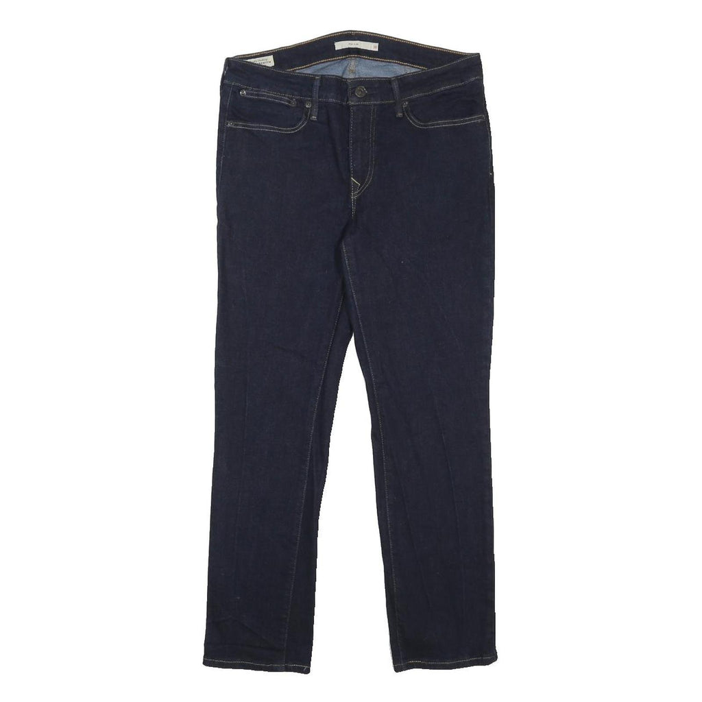LEVI'S 712 BIG E Womens Jeans Blue Slim Skinny Denim Dark W30 L28 Slim Fit