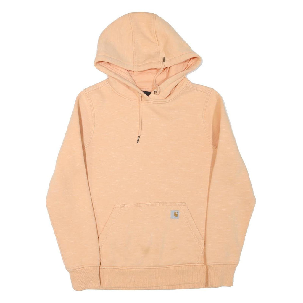 CARHARTT Womens Peach Hoodie M Casual Cotton Blend Pullover Sweatshirt