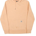 CARHARTT Womens Peach Hoodie M Casual Cotton Blend Pullover Sweatshirt