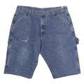 WRANGLER Mens Denim Blue Casual Shorts 2XL W38 Cotton Carpenter Style