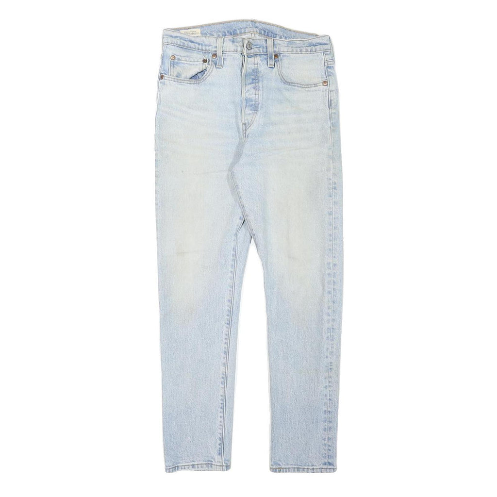 LEVI'S 501S Womens Jeans Blue Slim Skinny Denim Light W28 L26 Lightweight Zip