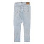 LEVI'S 501S Womens Jeans Blue Slim Skinny Denim Light W28 L26 Lightweight Zip