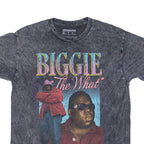 Biggi Mens Tie Dye T-Shirt Grey L