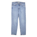 LEVI'S Womens Slim Blue Denim Plain Slim Jeans W28 L26 Classic Cotton Blend Zip