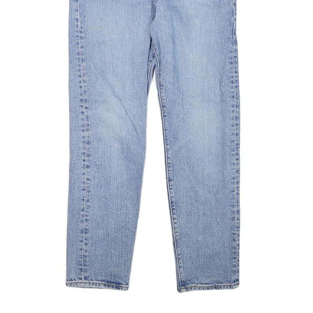 LEVI'S Womens Slim Blue Denim Plain Slim Jeans W28 L26 Classic Cotton Blend Zip