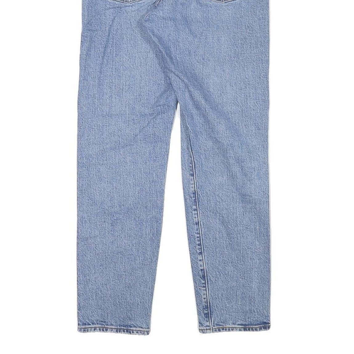 LEVI'S Womens Slim Blue Denim Plain Slim Jeans W28 L26 Classic Cotton Blend Zip