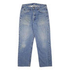CARHARTT Mens Regular Fit Blue Denim Jeans W31 L29 Classic Cotton Zip Closure