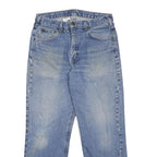 CARHARTT Mens Regular Fit Blue Denim Jeans W31 L29 Classic Cotton Zip Closure