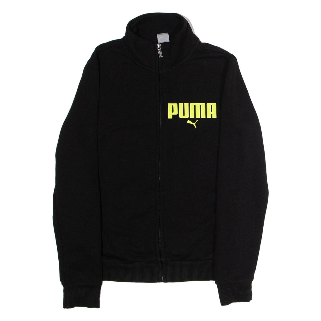 PUMA Mens Track Jacket Black Jersey S