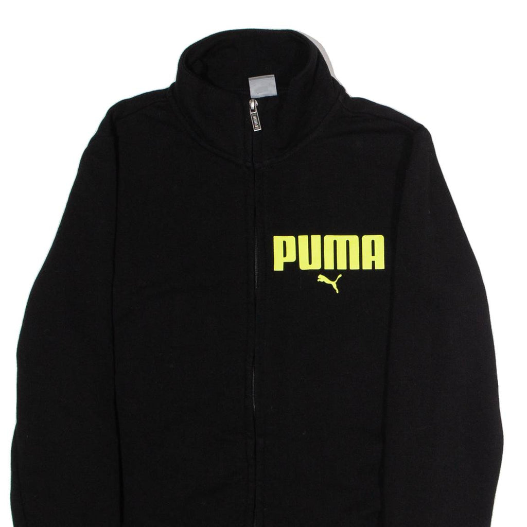 PUMA Mens Track Jacket Black Jersey S