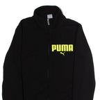 PUMA Mens Track Jacket Black Jersey S