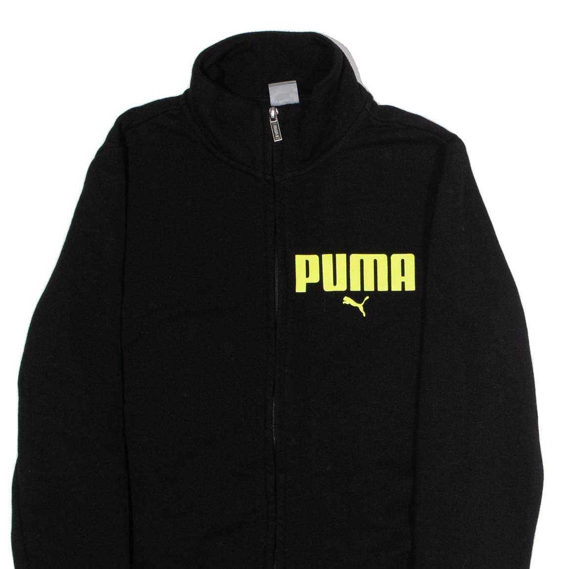 PUMA Mens Track Jacket Black Jersey S
