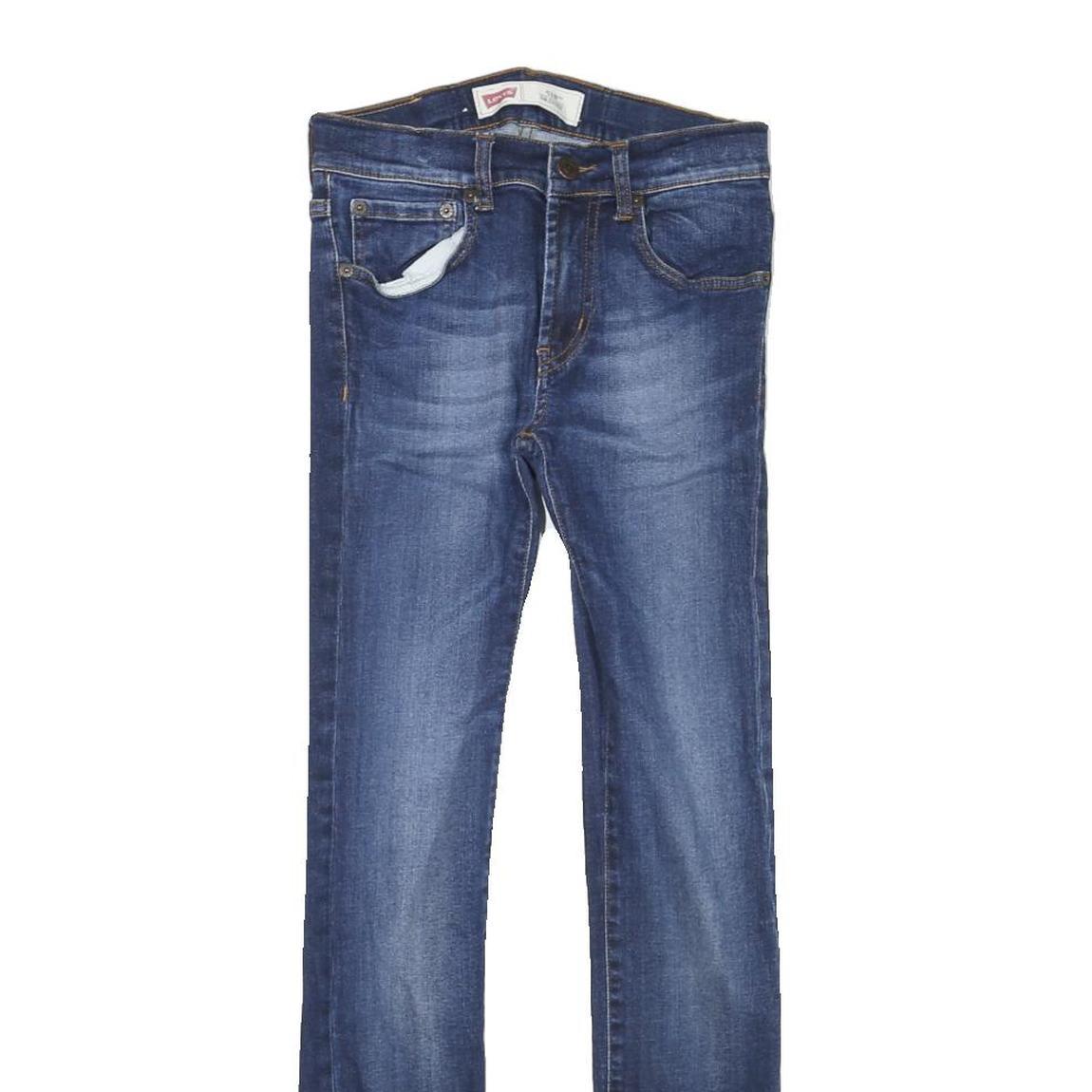 LEVI'S 510 Womens Slim Blue Denim Medium Wash W25 L28 Slim Fit Zip Jeans