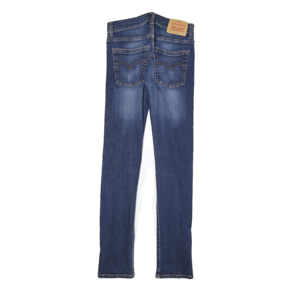 LEVI'S 510 Womens Slim Blue Denim Medium Wash W25 L28 Slim Fit Zip Jeans