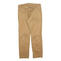 LEVI'S Mens Beige Slim Straight Cotton Blend Trousers W32 L29 Casual Zip