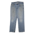CARHARTT Mens Jeans Blue Regular Straight Denim Light W31 L32 Classic Fit