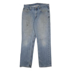 CARHARTT Mens Jeans Blue Regular Straight Denim Light W31 L32 Classic Fit