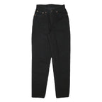 LEVI'S Womens Slim Black Denim Jeans Cotton Blend Zip W23 L27 Classic Fit