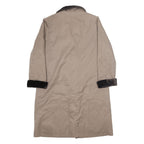 VALMETIME Sherpa Lined Womens Trench Coat Beige UK 14