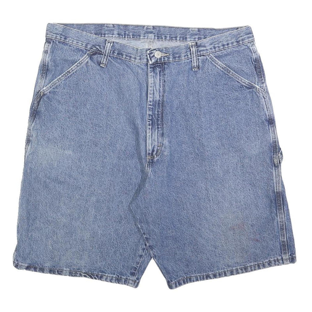 WRANGLER Mens Denim Blue Casual Shorts XL W38 Cotton Blend Comfortable Fit