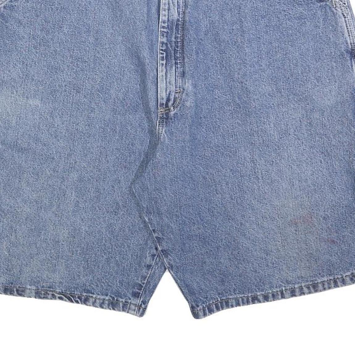 WRANGLER Mens Denim Blue Casual Shorts XL W38 Cotton Blend Comfortable Fit