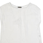 MASSIMO DUTTI Womens Top White Sleeveless S