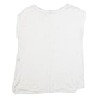 MASSIMO DUTTI Womens Top White Sleeveless S