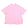 LEVI'S Womens Pink Cotton Blend Shirt S Casual Summer Button Pocket