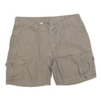 CARHARTT Womens Shorts Beige Cotton Blend Casual M W32 Workwear Utility Pockets