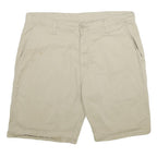 WRANGLER Mens Shorts Beige Casual Plain L W36 Cotton Blend