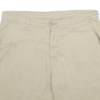 WRANGLER Mens Shorts Beige Casual Plain L W36 Cotton Blend