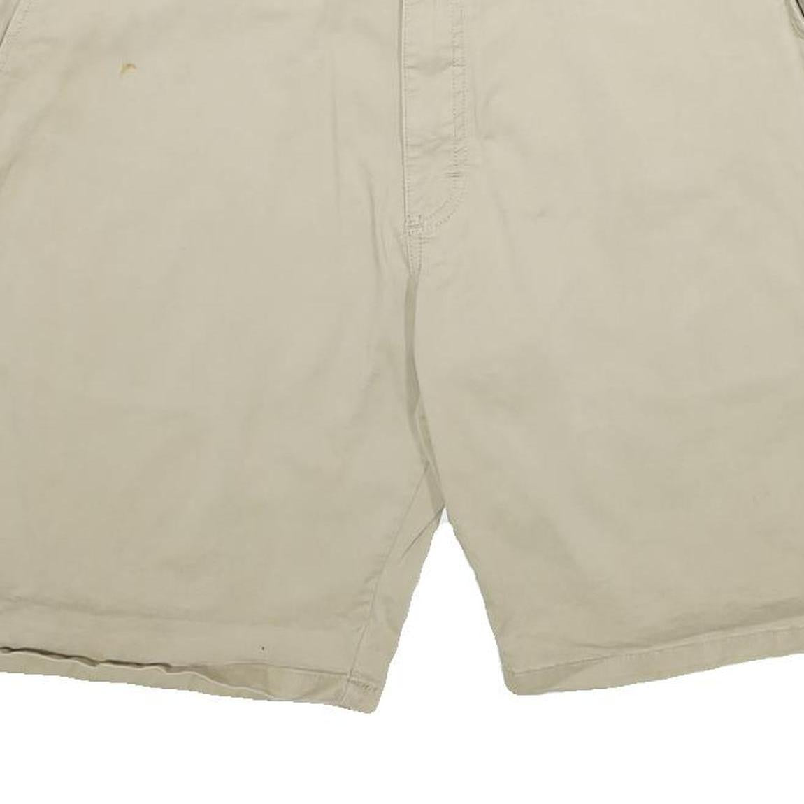 WRANGLER Mens Shorts Beige Casual Plain L W36 Cotton Blend