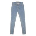 LEVI'S Legging Womens Jeans Blue Slim Skinny Denim Light W26 L30 Stretch Zip