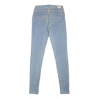 LEVI'S Legging Womens Jeans Blue Slim Skinny Denim Light W26 L30 Stretch Zip