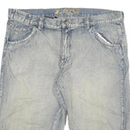 ALCW Mens Denim Blue Casual Shorts 4XL W42 Cotton Blend Stylish Comfortable