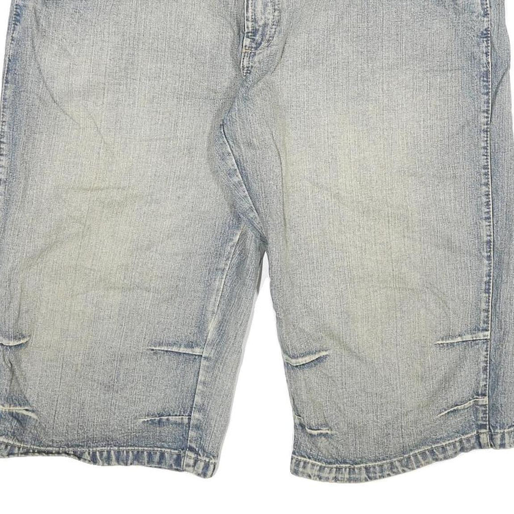 ALCW Mens Denim Blue Casual Shorts 4XL W42 Cotton Blend Stylish Comfortable