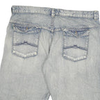 ALCW Mens Denim Blue Casual Shorts 4XL W42 Cotton Blend Stylish Comfortable