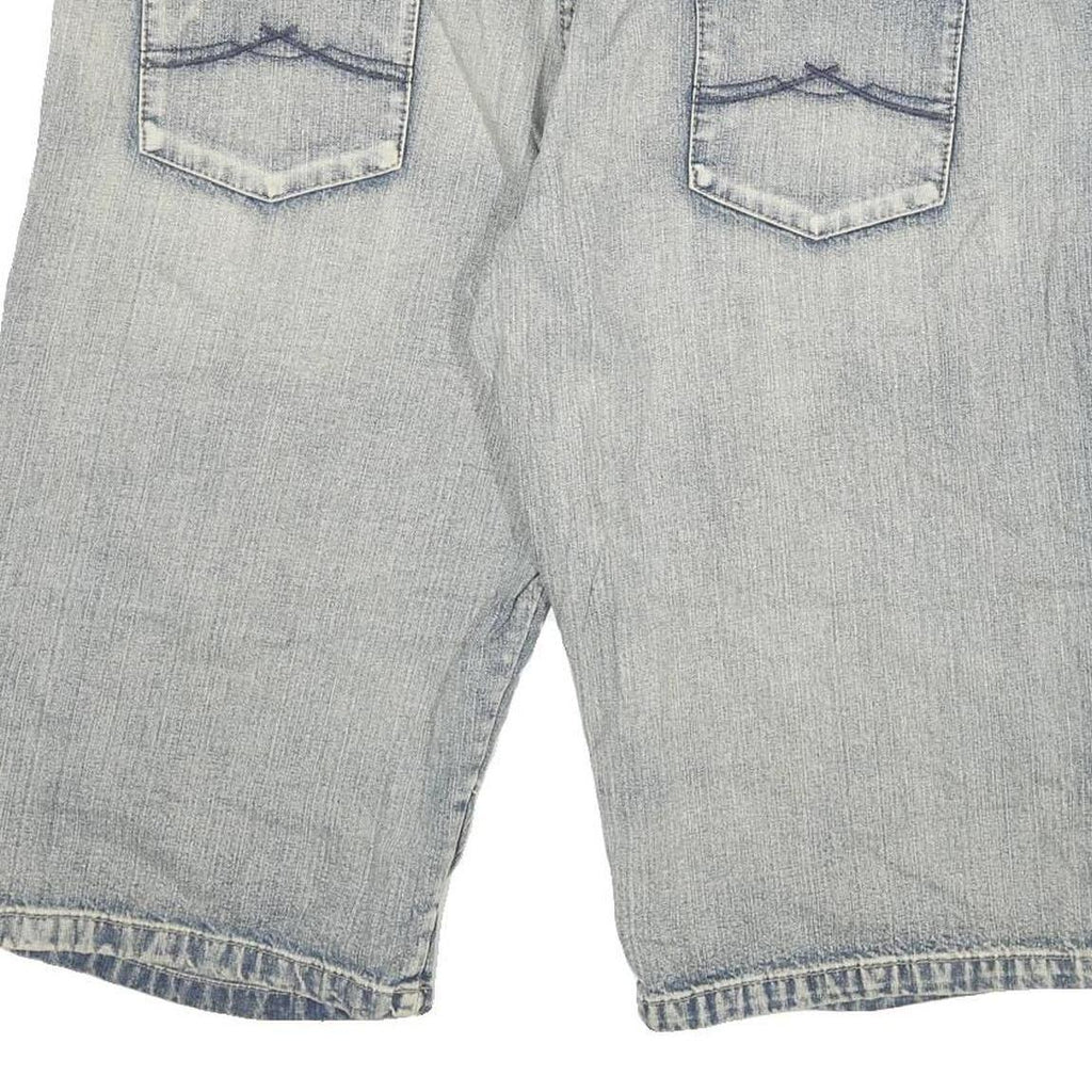 ALCW Mens Denim Blue Casual Shorts 4XL W42 Cotton Blend Stylish Comfortable