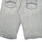 ALCW Mens Denim Blue Casual Shorts 4XL W42 Cotton Blend Stylish Comfortable