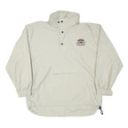 LEE Mens Beige Zip Jacket M Polyester Blend Classic Outdoor Casual Lightweight